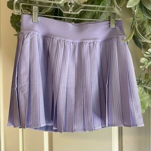 Lululemon tennis skirt in lilac smoke. Worn once. Wrong size. Discontinued. EUC